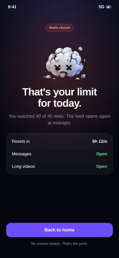 Brainrot app screen